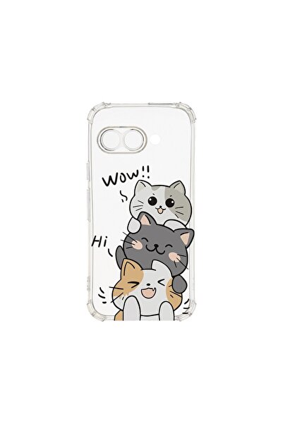 bestcase Противоударен калъф за Google Pixel 9a, Cat Wow, 1925008 AS 1855