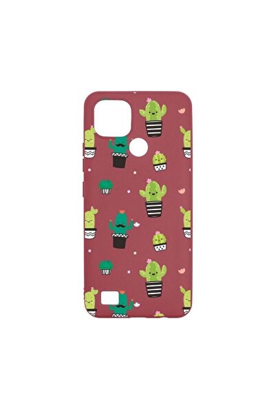 bestcase Husa Silicon, Compatibila Cu Realme C21, Cactus, rezistenta la uzura...