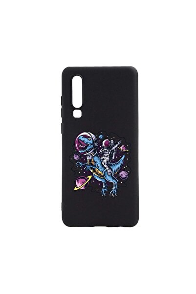 bestcase Husa Silicon Compatibila Cu Huawei P30, Astronaut Ride, rezistenta l...