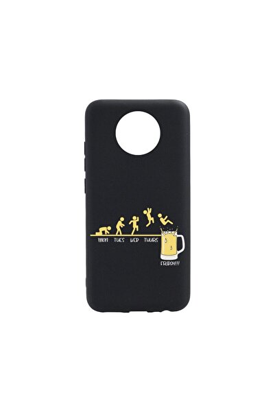 bestcase Тънък силиконов калъф 0.8ММ, съвместим с Nokia C20, Friday Bear, уст...