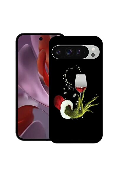 bestcase ¬Æ Husa pentru Google Pixel 9 Pro XL, Xmas Grinch, Slim Silicon 0.8M...