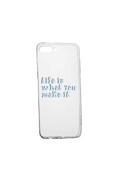 bestcase Husa de protectie cu mesaj Life is..., pentru LG K9, rezistenta la u...