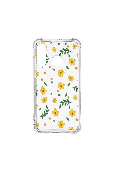 bestcase Husă Antișoc din Silicon Compatibilă cu Huawei P30 Lite, Flori galbe...