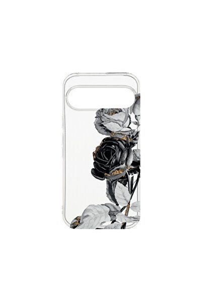 bestcase ¬Æ Husa Clear Silicon 2MM, Compatibila Cu Google Pixel 9, Black Rose...