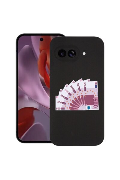 bestcase Калъф за Google Pixel 9a, 500 евро, Тънък силиконов 0.8ММ, Удароусто...