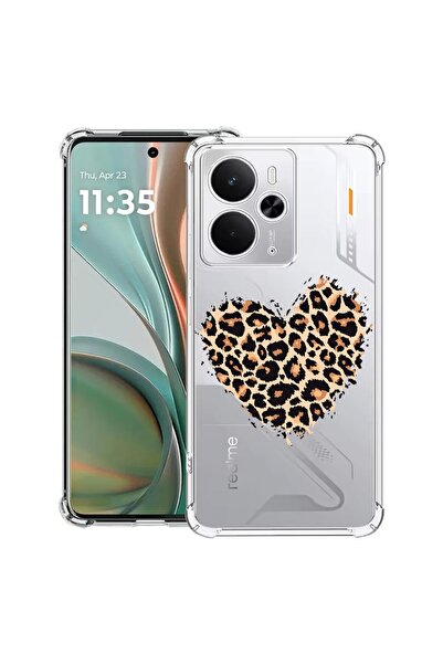 bestcase Αντικραδασμική Θήκη Συμβατή με Poco M7 Pro 5G, με Σχέδιο Καρδιάς Λεο...