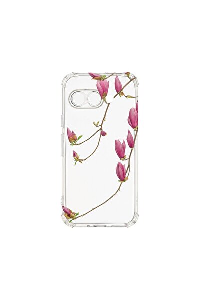 bestcase Противоударен калъф, съвместим с Google Pixel 9a, Флорален - Минимал...