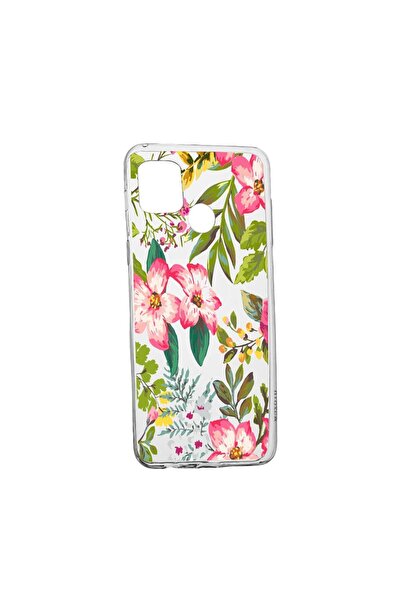 bestcase Силиконов калъф с цветя, пастелни цветове, съвместим с Realme C25Y, ...