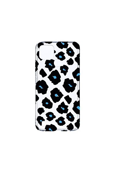 bestcase Διαφανής Θήκη Σιλικόνης 2MM, Συμβατή με Realme C25Y, Μπλε Σχέδιο Λεο...