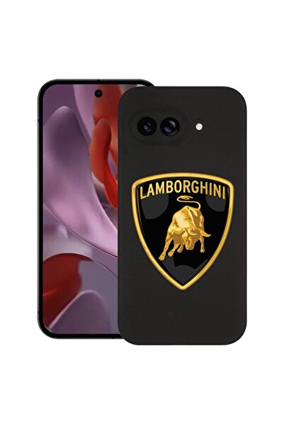 bestcase Калъф за Google Pixel 9a, Lamborghini, Тънък силиконов 0.8ММ, Удароу...