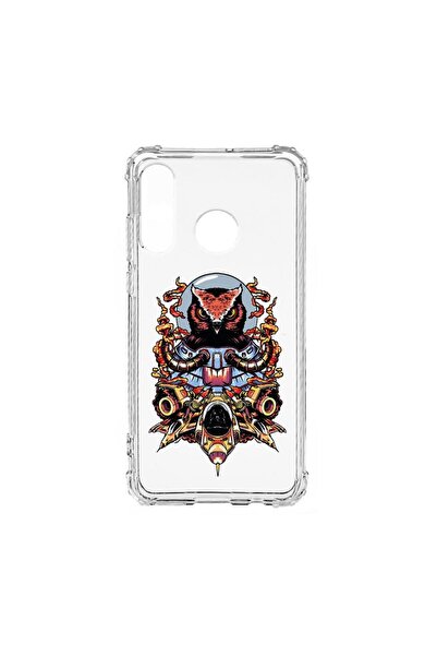 bestcase Противоударен калъф, съвместим с Huawei P30 Lite, Астронавт Бухал, П...
