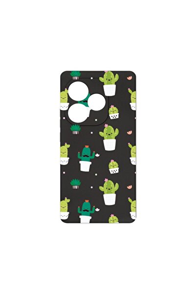 bestcase Θήκη Σιλικόνης Premium, Συμβατή με Realme GT 6, Κάκτος, Λεπτή 1.2 χι...