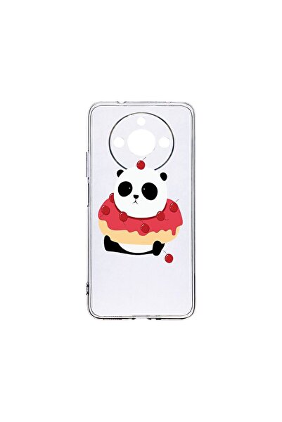 bestcase Διαφανής Θήκη Σιλικόνης 2MM, Συμβατή με Realme 11, Sweet Panda, Αντι...