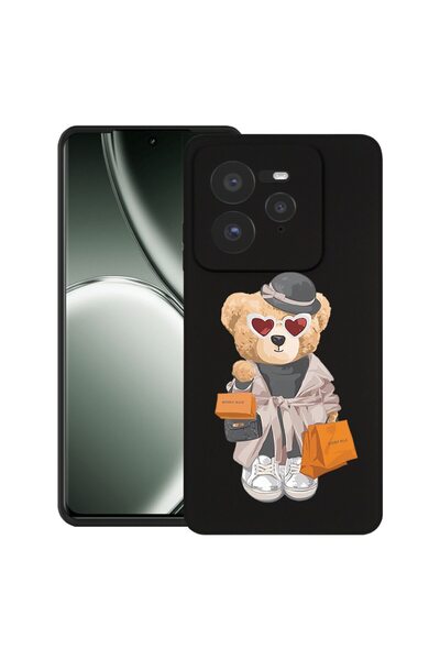 bestcase Θήκη για Realme GT 7 Pro με σχέδιο αρκουδάκι για ψώνια, TPU Ματ Εξαι...