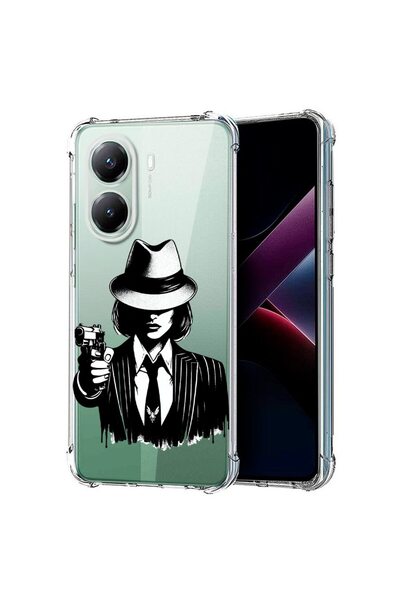 bestcase ¬Æ Husa compatibila Poco X7 Pro 5G, Anti Shock 1.5MM, Gangster Woman...