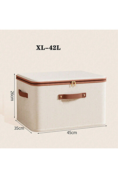 choice2 XL-42L Foldable Clothes Storage Box, Closet Organizer Container with ...