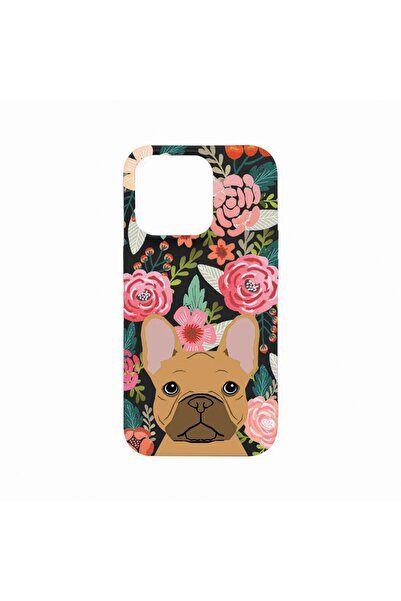 bestcase Калъф, съвместим с Realme C31, Куче и цветя, Устойчив на износване, ...
