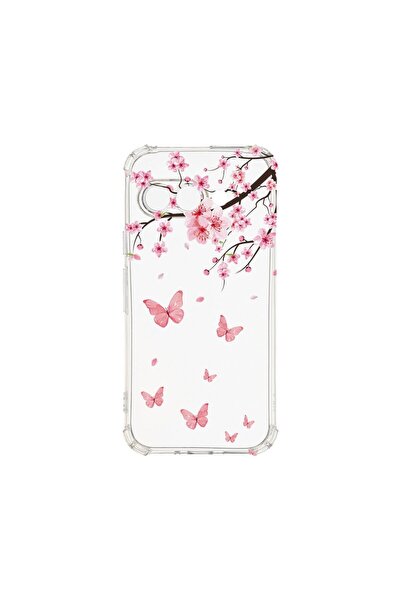 bestcase ¬Æ Husa Anti Shock Съвместим с Google Pixel 9a, Розов черешов цвят и...