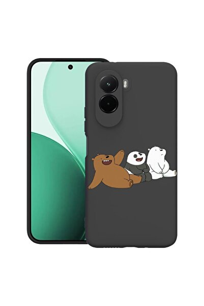bestcase Υπέρλεπτη Θήκη TPU Συμβατή με Poco M7, με Σχέδιο Αρκούδες, 3119618 B...