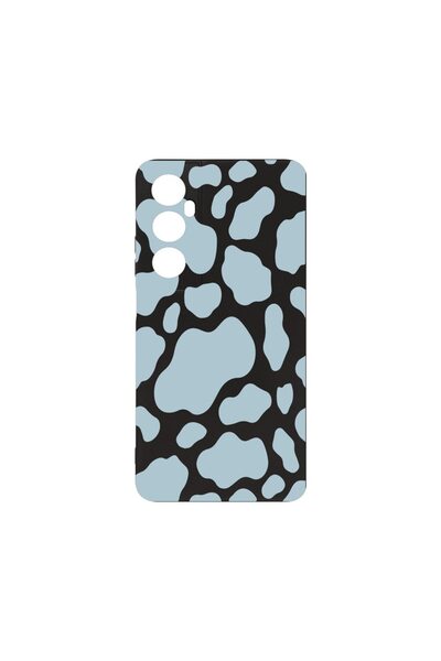 bestcase ¬Æ Husa Slim SIlicon 0.8MM, Compatibila Cu Realme C65, Blue Cow, Pro...