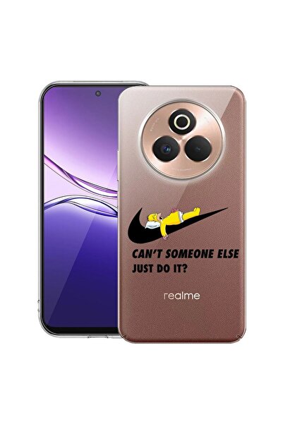 bestcase Θήκη για Realme P3 Pro με Σχέδιο Simpson Just Do It, Διαφανής Λεπτή ...