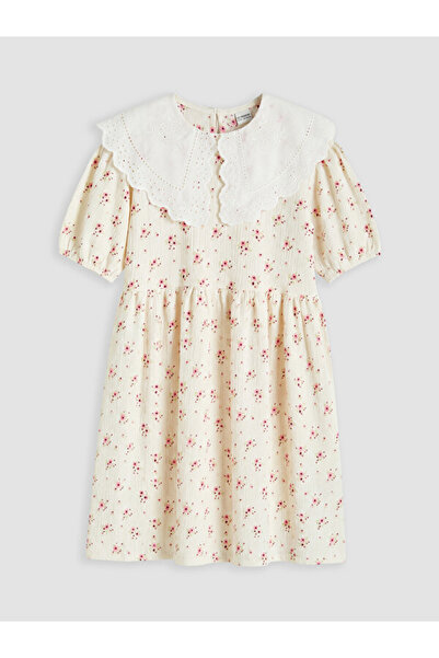 LC Waikiki Λαμπερές επιλογές από το Shining Store Bebe Roba Collar Floral Κορ...