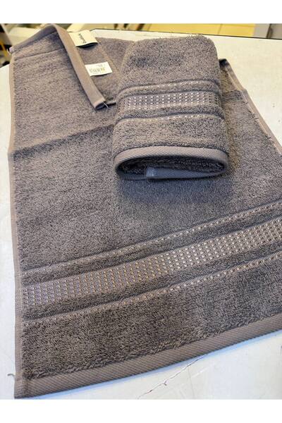 Özdilek 2 Pieces of Cotton Highly Absorbent Kitchen Towel Colorist Anthracite...
