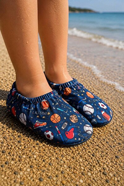 dinamik çocuk Pantofi unisex cu talpă anti-alunecare pentru mare și piscină 2...
