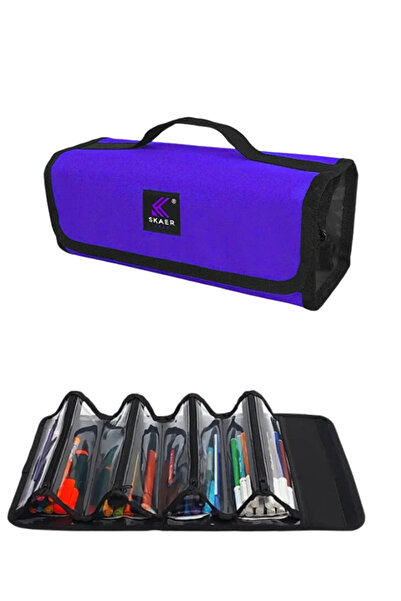 Skaer Apex X-CASE ПОСТРОЙКА ЗА ХИМИКАЛКИ XC-K05 КАНВАС СИН, С ЧЕТИРИ ОТДЕЛЕНИЕ