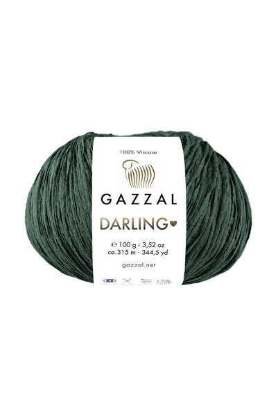 Gazzal Darling %100 Viskon El Örgü İpi 5’li Paket 500 Gr Parlak Yumuşak Yazlı...
