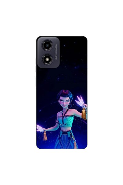 OEM Husa compatibila cu Motorola Moto G04 Silicon Gel Tpu Model KPop Demon Hu...