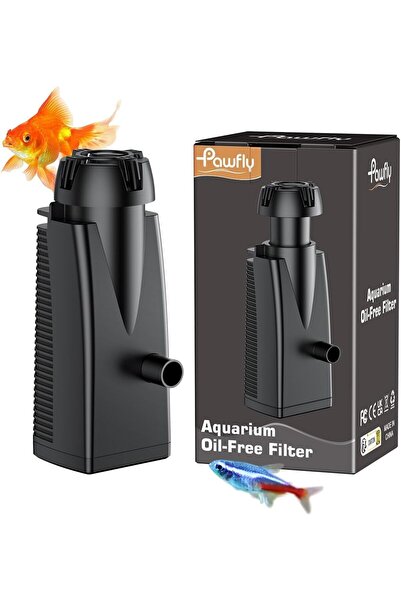Pawfly Skimmer de suprafață 300 L/H 4W pentru acvarii de până la 350 L, Trata...