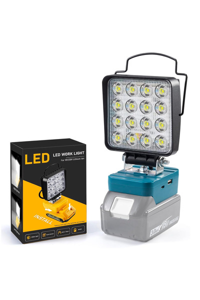 Sentoo Lampă de lucru LED fără fir de 18V max. pentru baterii și unelte Makit...