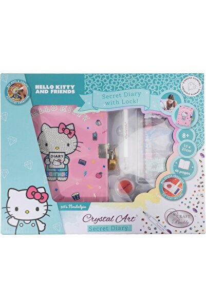 Craft Buddy Hello Kitty & Diary Crystal Art Secret Diary