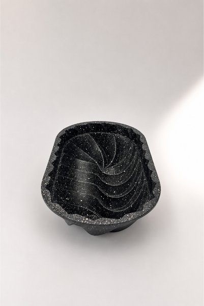 GUGGA Batte - 29 cm Cast Iron Cake Mold Black