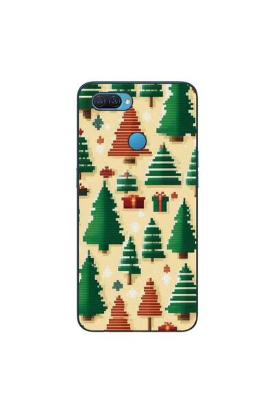 OEM Husa compatibila cu Oppo A12 Silicon Gel Tpu Model Pixel Art Christmas Tr...
