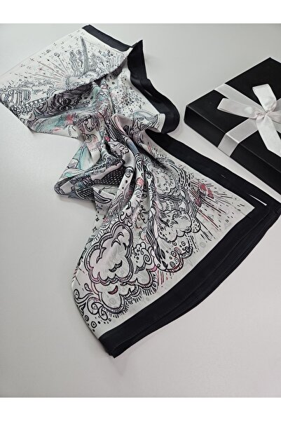 tomrisboutique Luxury Voile Silk Shawl Hijab Foulard Scarf Shawl 70 X 180 cm