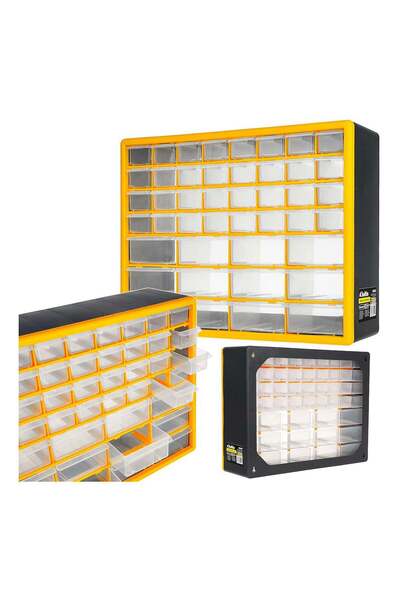 GEKO PLASTIC ORGANIZER BOX 50X16X39 44 DRAWERS KELTIN