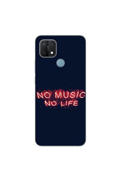 OEM Θήκη συμβατή με Oppo A15 και A15s Σιλικόνης Gel TPU Μοντέλο No Music No Life
