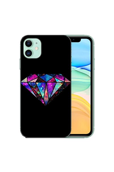 OEM Husa compatibila cu Apple iPhone 11 Silicon Gel Tpu Model Diamond Black