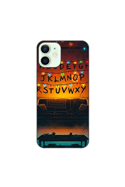 OEM Husa compatibila cu Apple iPhone 12 Mini Silicon Gel Tpu Model Stranger T...