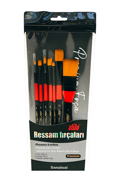 Stilo Art (Set 6) Ground Brush Mixed Set (Set of 7 Brushes)