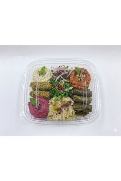 ÖZGÜN Plastic Leak-Proof Container with Lid 250 Cc 50 Pieces