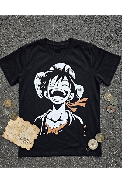 Toum Tricou oversize unisex cu imprimeu Anime One Piece