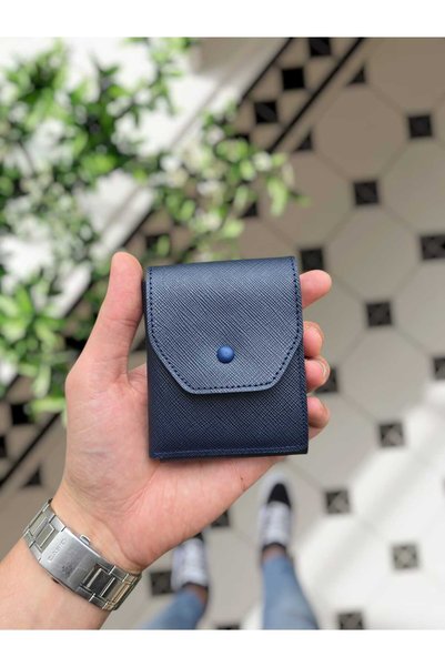 VİSSO Visso 571 Genuine Leather Legendary Trend Model Multi-Currency Wallet Unisex Card Holder with Snap Fastener Most Preferred Model