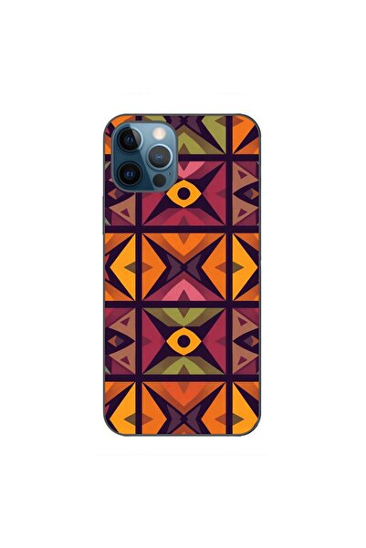OEM Husa compatibila cu Apple iPhone 12 Pro Max Silicon Gel Tpu Model Tribal ...