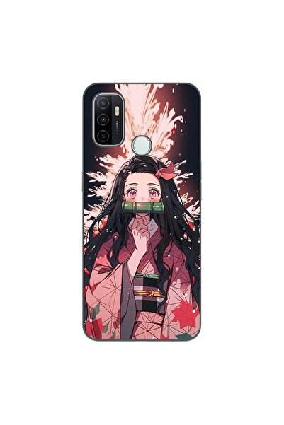 OEM Husa compatibila cu Oppo A53 Silicon Gel Tpu Model Demon Slayer Nezuko