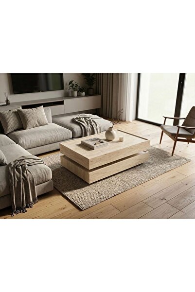 VİNMOB TV ÜNİTELERİ MODERN OS02 ORTA SEHPA & COFFEE TABLE / 80x120 cm