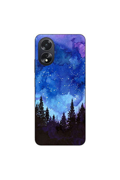 OEM Husa compatibila cu Oppo A38 4G Silicon Gel Tpu Model Night Forest
