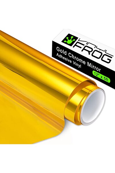 VINYL FROG Holographic Chrome Craft Vinyl Sheet 12x60inch (1x5ft) for Cameo a...
